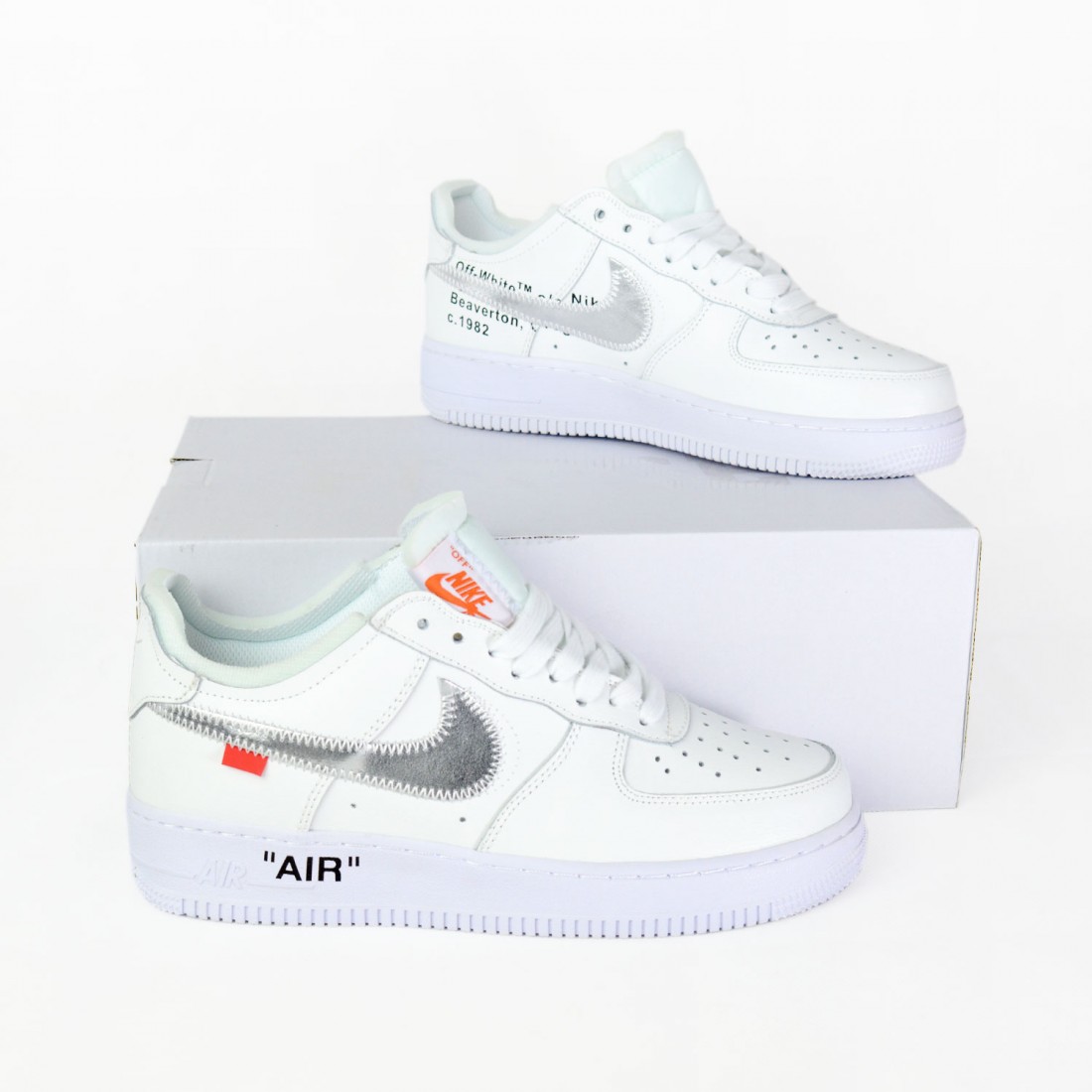air force x off white fluo